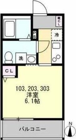 カルヴィ川崎の物件間取画像